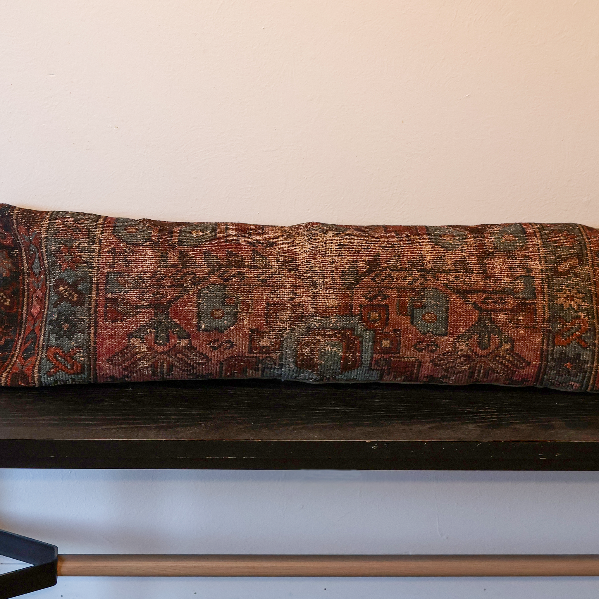 Moody Red Lumbar Pillow