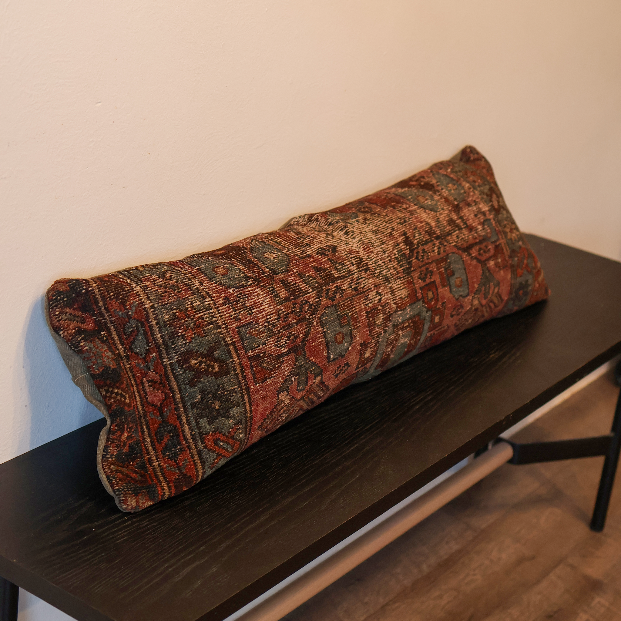 Moody Red Lumbar Pillow